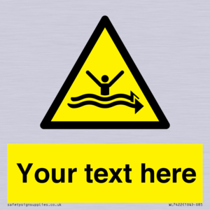 Custom Warning strong currents